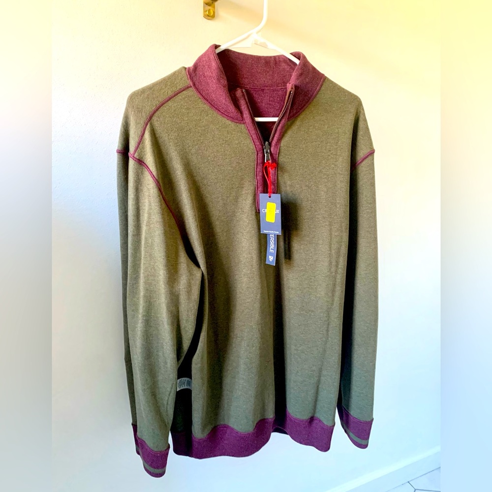 Reversible Cremieux 1/4 zip